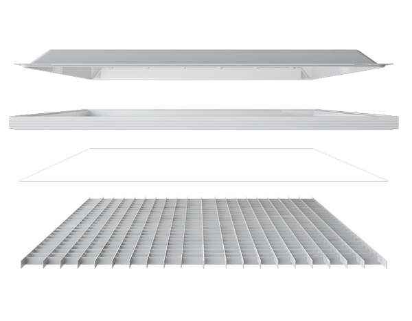 教室灯-嵌入式-格栅款